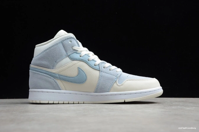 Air Jordan Textures Mixed DA4666-100 1 Mid Blue 1126